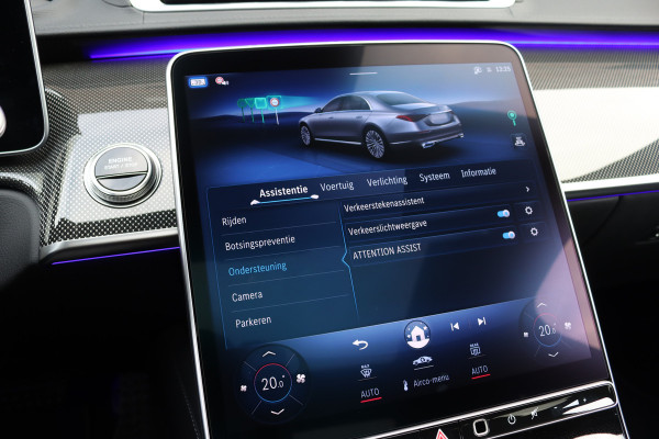 Mercedes-Benz S-Klasse 580 e 4MATIC Lang AMG Line | Airmatic | Achterasbesturing | Chauffeurspakket | MBUX Tablet | Distronic+ | Memory | Stoelventilatie V+A | Burmester | Soft-Close | Digital Light | Vlakkenverwarming | HUD |
