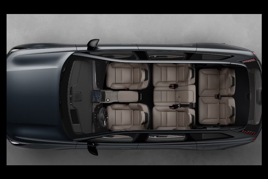 Volvo EX90 Twin Motor 456PK Ultra 7p. 111 kWh / Panoramadak / Luchtvering / Head-up display / Stoelverwarming en stuurwielverwarming / Massagestoelen / Memory seats / Adaptive cruise control / 360 Camera / elektrische achterklep