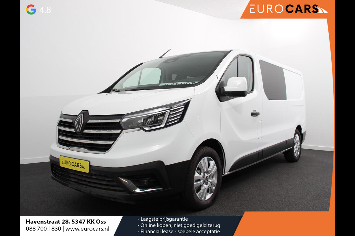 Renault Trafic 2.0 Blue dC1 150 EDC T30 L2H1 Advance Dubbele cabine Navigatie Airco Lichtmetalen velgen Betimmering Trekhaak Camera Parkeer sensoren Dab