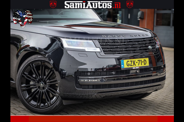 Land Rover Range Rover P550e 551 PK GARANTIE TOT 14-03-2029 | ACHTERAS BESTURING | SOFT CLOSE | HEAD-UP | PHEV | 23 INCH VELGEN | PANORAMADAK | STUURVERWARMING | STOEL KOELING | Fabrieksgarantie tot 14-03-2029 – Geniet van gemoedsrust met uitgebreide dekking tot deze datum. GZK-71-D