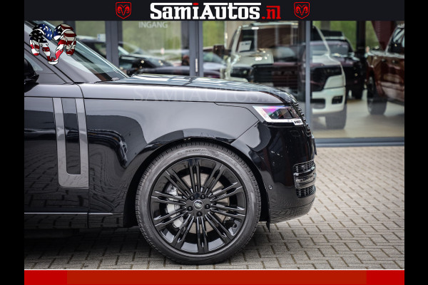 Land Rover Range Rover P550e 551 PK GARANTIE TOT 14-03-2029 | ACHTERAS BESTURING | SOFT CLOSE | HEAD-UP | PHEV | 23 INCH VELGEN | PANORAMADAK | STUURVERWARMING | STOEL KOELING | Fabrieksgarantie tot 14-03-2029 – Geniet van gemoedsrust met uitgebreide dekking tot deze datum. GZK-71-D