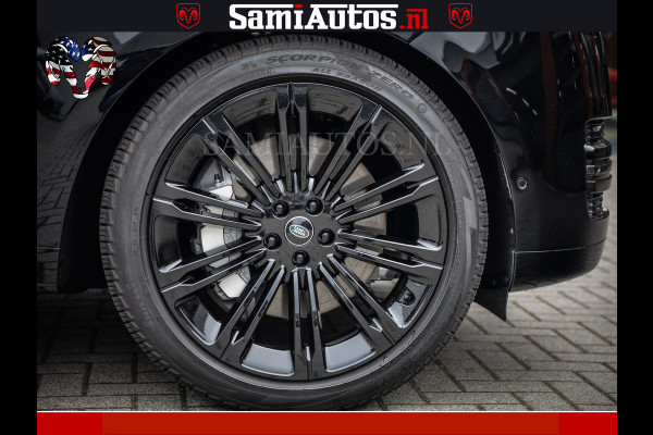 Land Rover Range Rover P550e 551 PK GARANTIE TOT 14-03-2029 | ACHTERAS BESTURING | SOFT CLOSE | HEAD-UP | PHEV | 23 INCH VELGEN | PANORAMADAK | STUURVERWARMING | STOEL KOELING | Fabrieksgarantie tot 14-03-2029 – Geniet van gemoedsrust met uitgebreide dekking tot deze datum. GZK-71-D