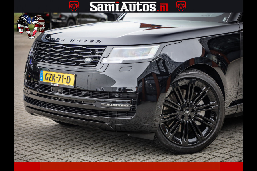 Land Rover Range Rover P550e 551 PK GARANTIE TOT 14-03-2029 | ACHTERAS BESTURING | SOFT CLOSE | HEAD-UP | PHEV | 23 INCH VELGEN | PANORAMADAK | STUURVERWARMING | STOEL KOELING | Fabrieksgarantie tot 14-03-2029 – Geniet van gemoedsrust met uitgebreide dekking tot deze datum. GZK-71-D