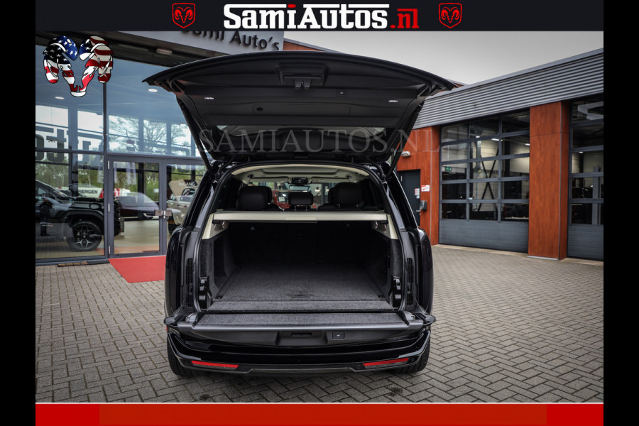 Land Rover Range Rover P550e 551 PK GARANTIE TOT 14-03-2029 | ACHTERAS BESTURING | SOFT CLOSE | HEAD-UP | PHEV | 23 INCH VELGEN | PANORAMADAK | STUURVERWARMING | STOEL KOELING | Fabrieksgarantie tot 14-03-2029 – Geniet van gemoedsrust met uitgebreide dekking tot deze datum. GZK-71-D