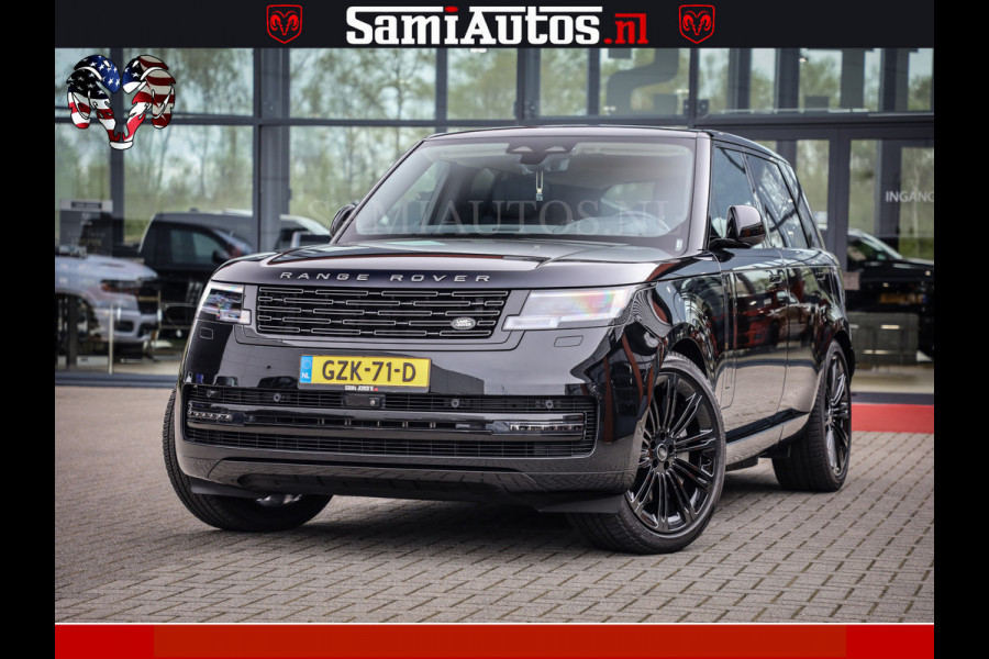 Land Rover Range Rover P550e 551 PK GARANTIE TOT 14-03-2029 | ACHTERAS BESTURING | SOFT CLOSE | HEAD-UP | PHEV | 23 INCH VELGEN | PANORAMADAK | STUURVERWARMING | STOEL KOELING | Fabrieksgarantie tot 14-03-2029 – Geniet van gemoedsrust met uitgebreide dekking tot deze datum. GZK-71-D