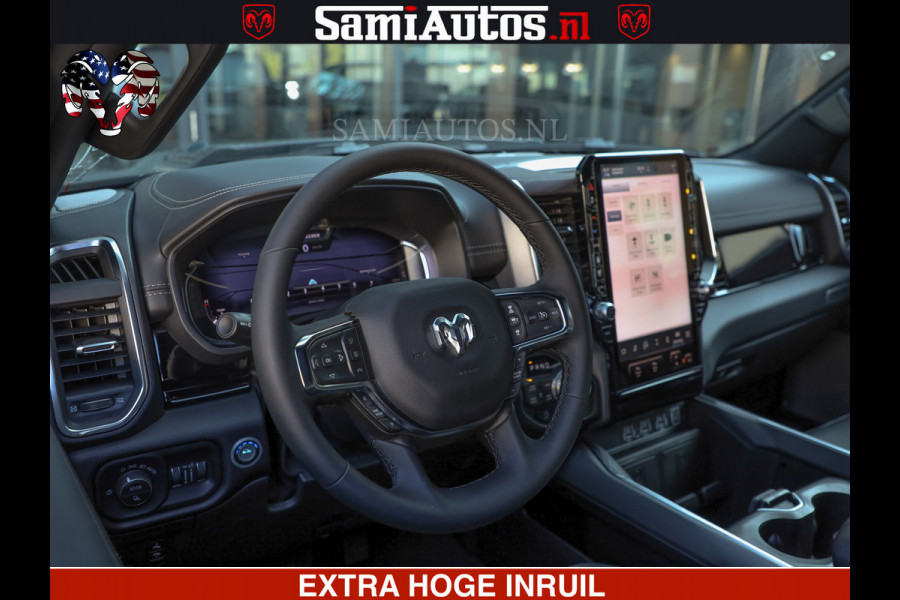 Dodge Ram 1500 PREMIUM | Full Option | De Meest Luxe Pick-Up in zijn Klasse | Comfortabele Dubbele Cabine met Royale 5 Zitplaatsen | BPM vrij | Nu Leverbaar uit Voorraad | Voorraad Nr 2230 - 8765