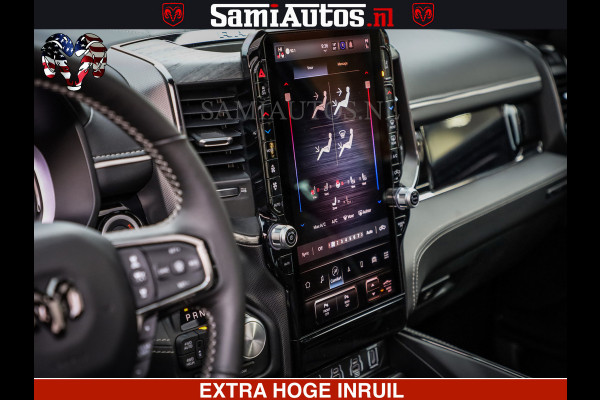 Dodge Ram 1500 Limited Night High Output 540HP 706Nm | Massage + Full Option | De Meest Luxe en Volle Pick-Up in zijn Klasse | Comfortabele Dubbele Cabine met Royale 5 Zitplaatsen | BPM vrij | Nu Leverbaar uit Voorraad | Voorraad Nr 2357 - 5182