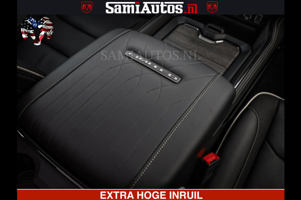 Dodge Ram 1500 Limited Night High Output 540HP 706Nm | Massage + Full Option | De Meest Luxe en Volle Pick-Up in zijn Klasse | Comfortabele Dubbele Cabine met Royale 5 Zitplaatsen | BPM vrij | Nu Leverbaar uit Voorraad | Voorraad Nr 2357 - 5182