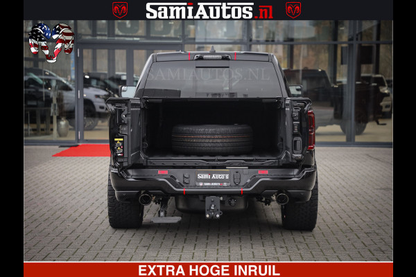 Dodge Ram 1500 Limited Night High Output 540HP 706Nm | Massage + Full Option | De Meest Luxe en Volle Pick-Up in zijn Klasse | Comfortabele Dubbele Cabine met Royale 5 Zitplaatsen | BPM vrij | Nu Leverbaar uit Voorraad | Voorraad Nr 2357 - 5182