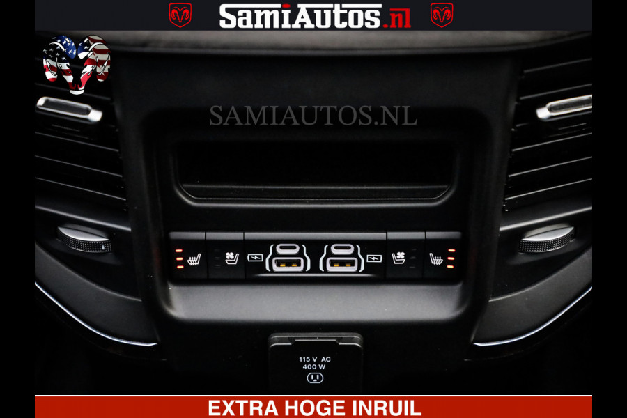 Dodge Ram 1500 Limited Night High Output 540HP 706Nm | Massage + Full Option | De Meest Luxe en Volle Pick-Up in zijn Klasse | Comfortabele Dubbele Cabine met Royale 5 Zitplaatsen | BPM vrij | Nu Leverbaar uit Voorraad | Voorraad Nr 2357 - 5182
