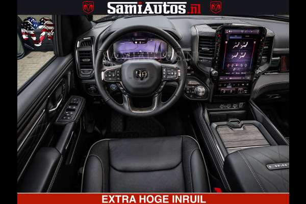Dodge Ram 1500 Limited Night High Output 540HP 706Nm | Massage + Full Option | De Meest Luxe en Volle Pick-Up in zijn Klasse | Comfortabele Dubbele Cabine met Royale 5 Zitplaatsen | BPM vrij | Nu Leverbaar uit Voorraad | Voorraad Nr 2357 - 5182