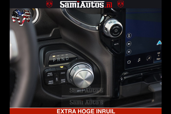 Dodge Ram 1500 Laramie Sport 5.7 V8 HEMI 402PK 4x4 | Panorama dak | 12' Scherm |Granite Crystal Metallic | Crew Cab | 5 Persoons | Dubbele Cabine | DC | VOORRAAD NR 2526 - 1272 |