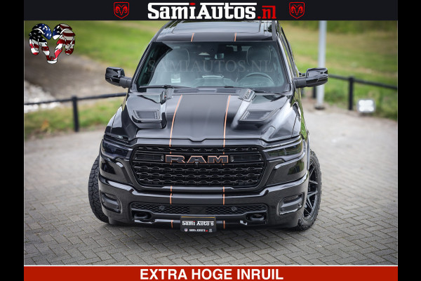 Dodge Ram 1500 Limited Night H.O 540HP 706Nm | Massage + Full Option | De Meest Luxe en Volle Pick-Up in zijn Klasse | Comfortabele Dubbele Cabine met Royale 5 Zitplaatsen | BPM vrij | Nu Leverbaar uit Voorraad | Voorraad Nr 2338 - 5404