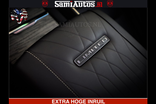 Dodge Ram 1500 Limited Night H.O 540HP 706Nm | Massage + Full Option | De Meest Luxe en Volle Pick-Up in zijn Klasse | Comfortabele Dubbele Cabine met Royale 5 Zitplaatsen | BPM vrij | Nu Leverbaar uit Voorraad | Voorraad Nr 2338 - 5404