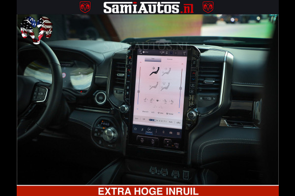 Dodge Ram 1500 Limited Night H.O 540HP 706Nm | Massage + Full Option | De Meest Luxe en Volle Pick-Up in zijn Klasse | Comfortabele Dubbele Cabine met Royale 5 Zitplaatsen | BPM vrij | Nu Leverbaar uit Voorraad | Voorraad Nr 2338 - 5404