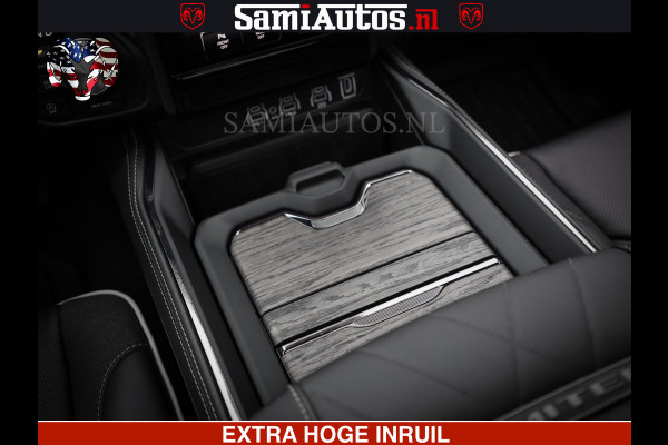 Dodge Ram 1500 Limited Night High Output 540HP 706Nm | Massage + Full Option | De Meest Luxe en Volle Pick-Up in zijn Klasse | Comfortabele Dubbele Cabine met Royale 5 Zitplaatsen | BPM vrij | Nu Leverbaar uit Voorraad | Voorraad Nr 2356 - 0990