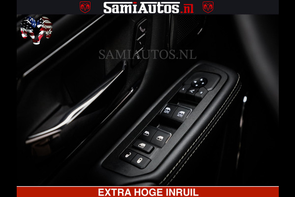 Dodge Ram 1500 Limited Night High Output 540HP 706Nm | Massage + Full Option | De Meest Luxe en Volle Pick-Up in zijn Klasse | Comfortabele Dubbele Cabine met Royale 5 Zitplaatsen | BPM vrij | Nu Leverbaar uit Voorraad | Voorraad Nr 2356 - 0990
