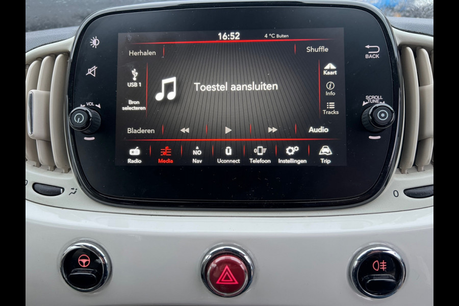 Fiat 500 1.0 Hybrid Lounge 80.000 km NL-AUTO-NAP.