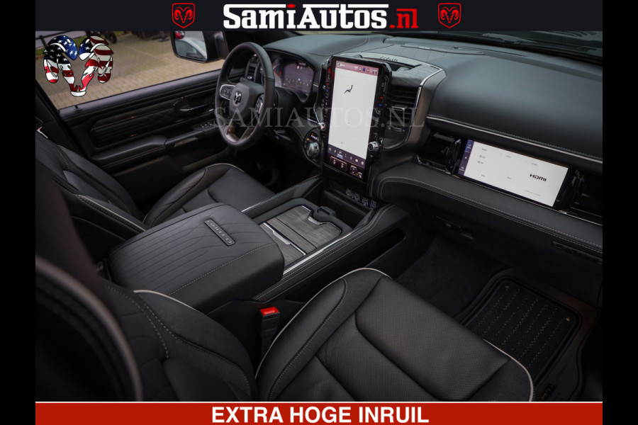 Dodge Ram 1500 Limited Night H.O 540HP 706Nm | Massage + Full Option | De Meest Luxe en Volle Pick-Up in zijn Klasse | Comfortabele Dubbele Cabine met Royale 5 Zitplaatsen | BPM vrij | Nu Leverbaar uit Voorraad | Voorraad Nr 2295 - 8559