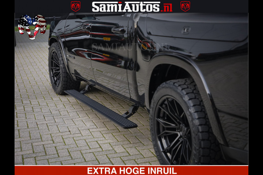 Dodge Ram 1500 Limited Night H.O 540HP 706Nm | Massage + Full Option | De Meest Luxe en Volle Pick-Up in zijn Klasse | Comfortabele Dubbele Cabine met Royale 5 Zitplaatsen | BPM vrij | Nu Leverbaar uit Voorraad | Voorraad Nr 2295 - 8559