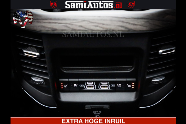 Dodge Ram 1500 Limited Night H.O 540HP 706Nm | Massage + Full Option | De Meest Luxe en Volle Pick-Up in zijn Klasse | Comfortabele Dubbele Cabine met Royale 5 Zitplaatsen | BPM vrij | Nu Leverbaar uit Voorraad | Voorraad Nr 2295 - 8559