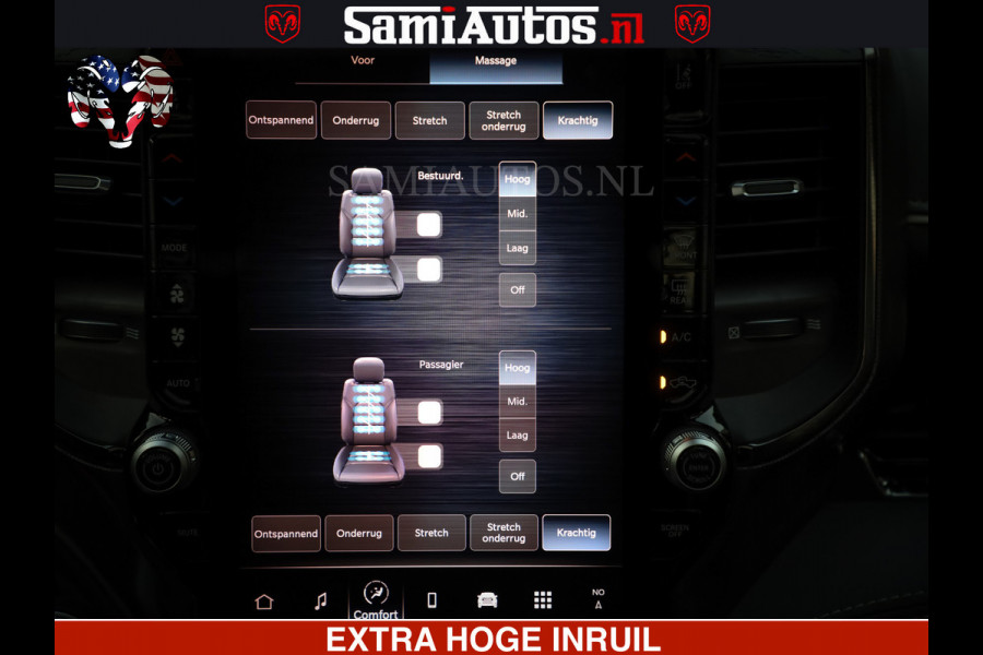 Dodge Ram 1500 Limited H.O 540HP 706Nm | Massage + Full Option | De Meest Luxe en Volle Pick-Up in zijn Klasse | Comfortabele Dubbele Cabine met Royale 5 Zitplaatsen | BPM vrij | Nu Leverbaar uit Voorraad | Voorraad Nr 2304 - 8540