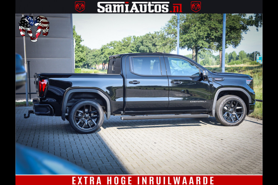 GMC Sierra DENALI 6.2 V8 426PK Full Option | De Meest Luxe Pick-Up in zijn Klasse | Comfortabele Dubbele Cabine met Royale 5 Zitplaatsen | BPM vrij | Nu Leverbaar uit Voorraad | Voorraad Nr 2561 - 4234