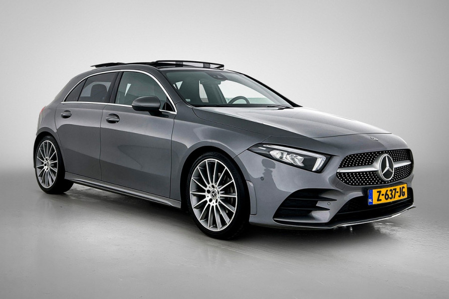 Mercedes-Benz A-Klasse 180 Premium AMG-Line(Dealer OnderH, Panorama, Lane Assist, StoelV, Carplay, Navi, Climate Con, Etc)