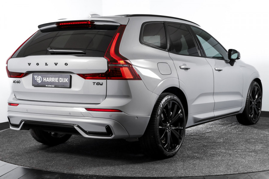 Volvo XC60 2.0 T8 Plug-in hybrid AWD Ultra Black Edition Facelift | Luchtvering | Harmon Kardon | S/K Panodak | Dig.Cockpit | Adapt.Cruise | Stoel-+Stuurverw. | 360 Camera | NAV+App.Connect | Auto.Airco | LM 21" | 5090