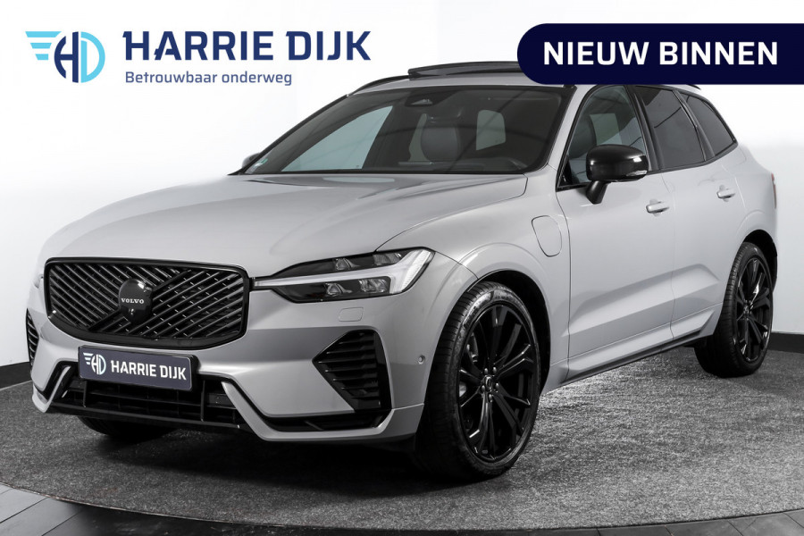 Volvo XC60 2.0 T8 Plug-in hybrid AWD Ultra Black Edition Facelift | Luchtvering | Harmon Kardon | S/K Panodak | Dig.Cockpit | Adapt.Cruise | Stoel-+Stuurverw. | 360 Camera | NAV+App.Connect | Auto.Airco | LM 21" | 5090