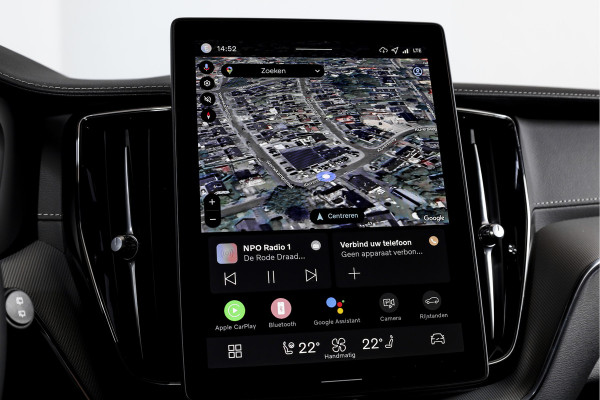 Volvo XC60 2.0 T8 Plug-in hybrid AWD Ultra Black Edition Facelift | Luchtvering | Harmon Kardon | S/K Panodak | Dig.Cockpit | Adapt.Cruise | Stoel-+Stuurverw. | 360 Camera | NAV+App.Connect | Auto.Airco | LM 21" | 5090