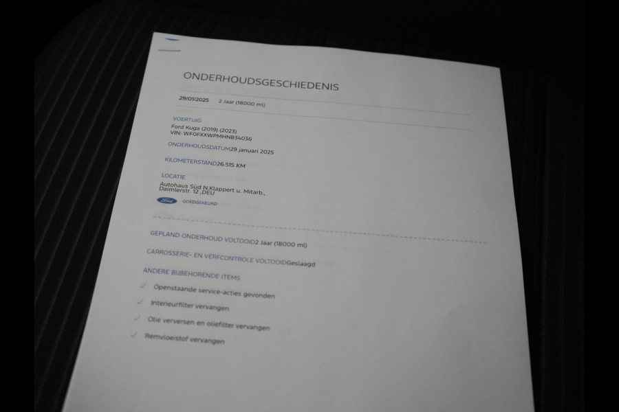 Ford Kuga 2.5 Titanium Plug in Hybrid 225pk Dealer O.H. PHEV | Adaptive Cruise | 360 Camera | Apple Carplay | Voorstoelen Verwarmd | Virtual Cockpit | Keyless | Blis | Navigatie | DAB |