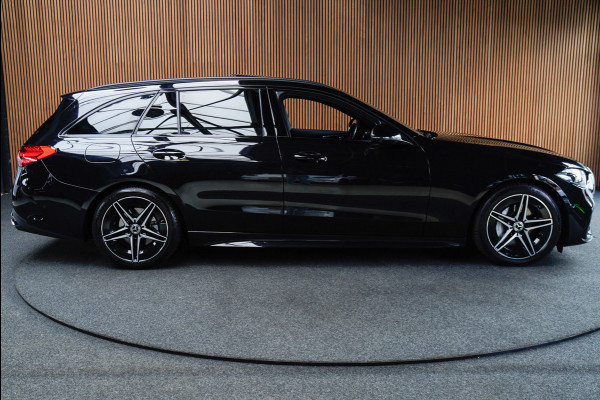 Mercedes-Benz C-Klasse Estate 180 AMG Line Panodak Leer 360° Memory Distronic+ Matrix Laser Navi LED Nightpack Elektr. trekhaak PTS Ambient Plus Elekt. achterklep LM velgen BTW auto!