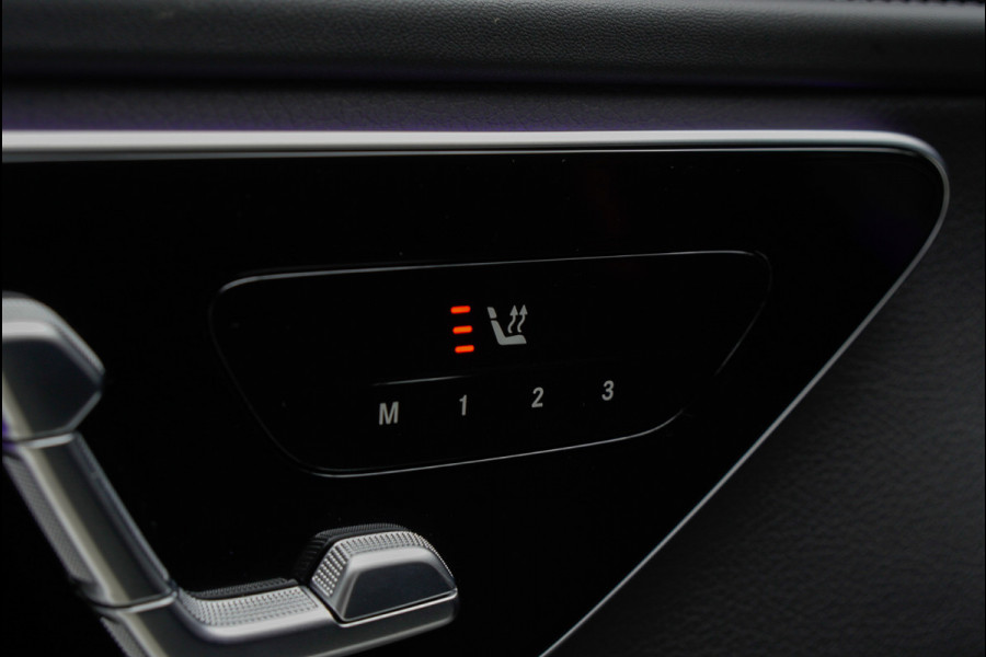 Mercedes-Benz C-Klasse Estate 180 AMG Line Panodak Leer 360° Memory Distronic+ Matrix Laser Navi LED Nightpack Elektr. trekhaak PTS Ambient Plus Elekt. achterklep LM velgen BTW auto!