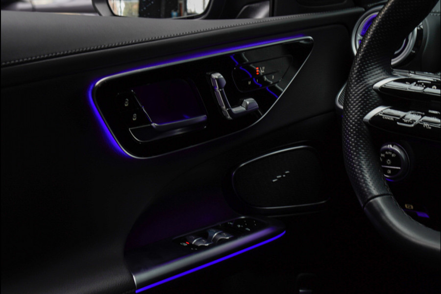 Mercedes-Benz C-Klasse Estate 180 AMG Line Panodak Leer 360° Memory Distronic+ Matrix Laser Navi LED Nightpack Elektr. trekhaak PTS Ambient Plus Elekt. achterklep LM velgen BTW auto!