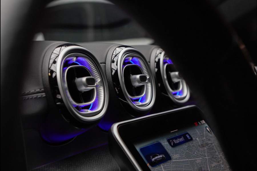 Mercedes-Benz C-Klasse Estate 180 AMG Line Panodak Leer 360° Memory Distronic+ Matrix Laser Navi LED Nightpack Elektr. trekhaak PTS Ambient Plus Elekt. achterklep LM velgen BTW auto!