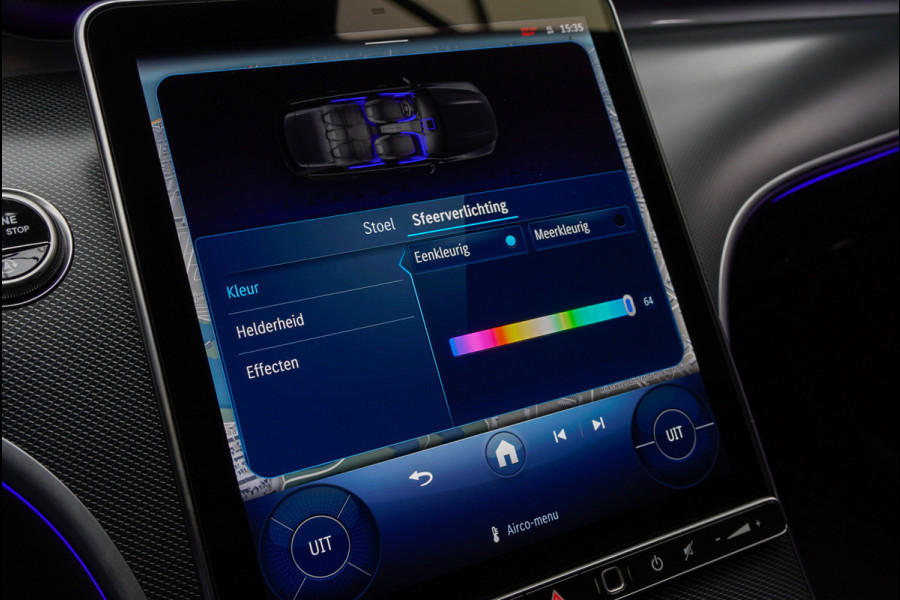 Mercedes-Benz C-Klasse Estate 180 AMG Line Panodak Leer 360° Memory Distronic+ Matrix Laser Navi LED Nightpack Elektr. trekhaak PTS Ambient Plus Elekt. achterklep LM velgen BTW auto!