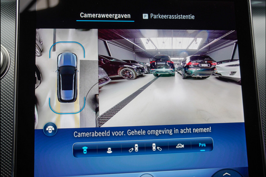 Mercedes-Benz C-Klasse Estate 180 AMG Line Panodak Leer 360° Memory Distronic+ Matrix Laser Navi LED Nightpack Elektr. trekhaak PTS Ambient Plus Elekt. achterklep LM velgen BTW auto!