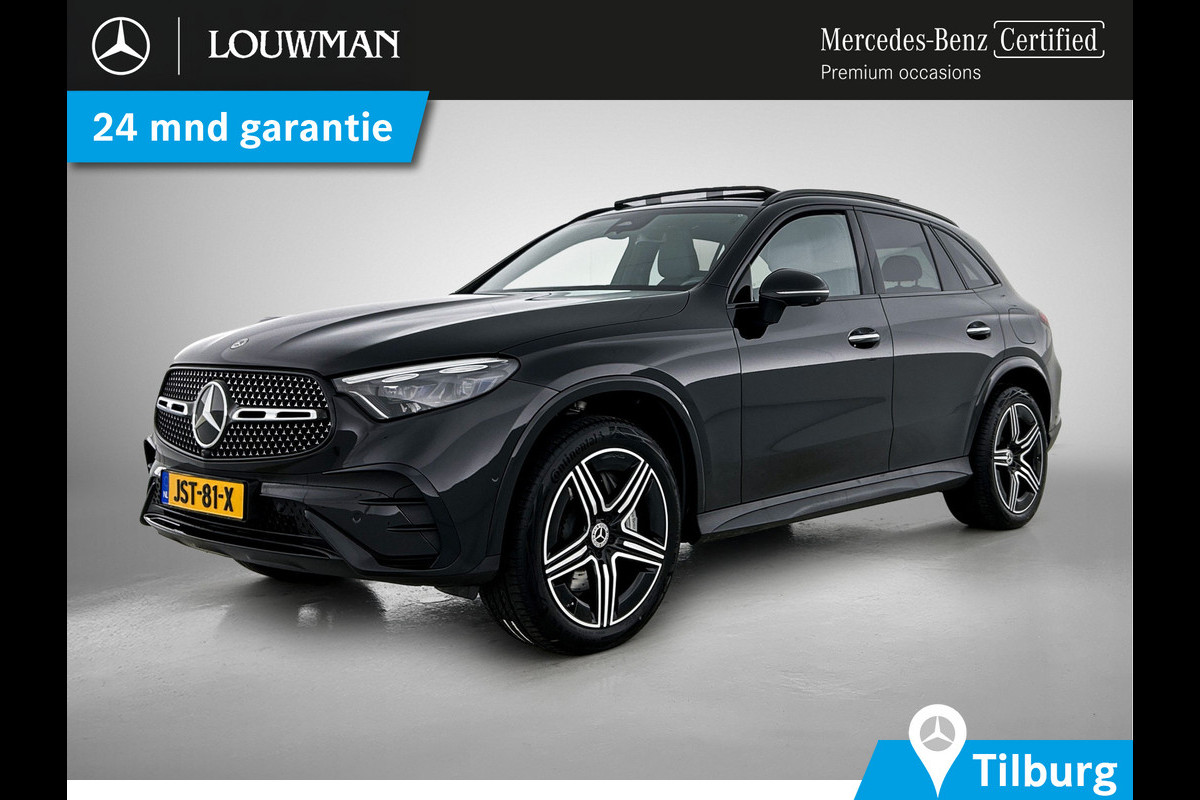 Mercedes-Benz GLC 300 e 4MATIC AMG Plug-In Hybride AMG Line Premium Plus | Night Pakket | Alarm Klasse 3 | trekhaak | Panorama Schuif-Kanteldak | 20 Inch AMG Velgen | Distronic. Inclusief 24 maanden MB Certified garantie voor Europa.