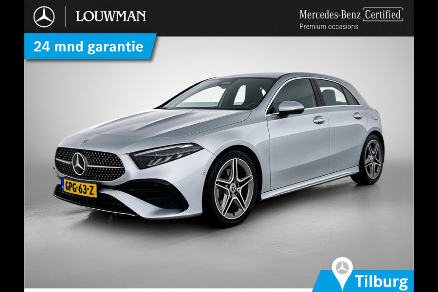 Mercedes-Benz A-Klasse 180 AMG Star Edition AMG Line | Ledkoplampen | Apple CarPlay | Licht- en zicht pakket | Keyless-Go | Spiegel Pakket | Stoelverwarming. Inclusief 24 maanden MB Certified garantie voor Europa.