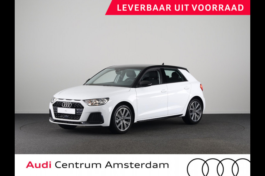Audi A1 Sportback Advanced edition 25 TFSI 95 pk | Ambient verlichting | Stuur afgevlakt | Buitenspiegels inklapbaar | Zwart dak |
