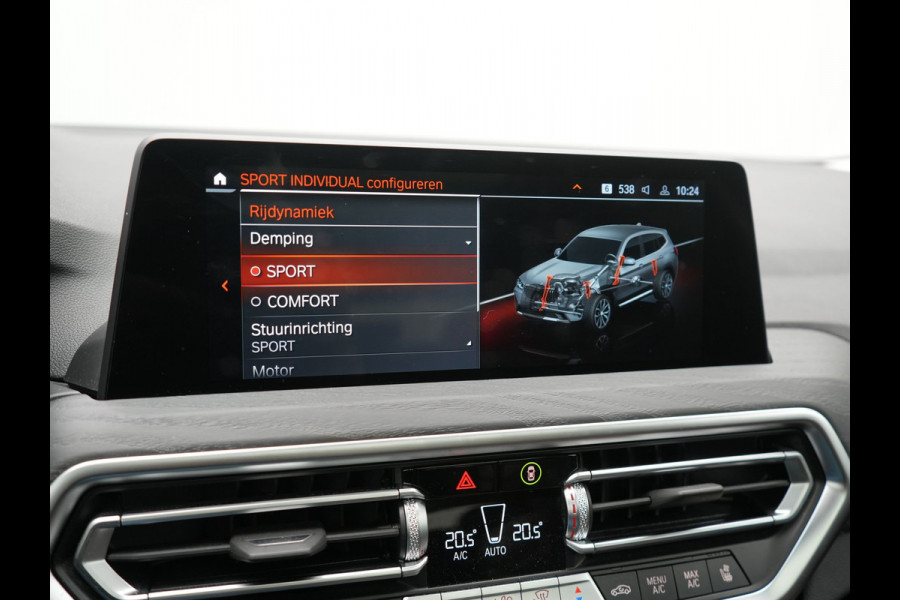 BMW X3 xDrive30e Business Edition Plus Plug In Hybrid 293pk FACELIFT Dealer O.H. PHEV | Trekhaak Af Fabriek | Panodak | Head Up | Adaptive Cruise | Adaptief Onderstel | Lederen Sportstoelen Memory & Ventilatie | Camera | Keyless | Apple Carplay | Navigatie | Virtual | DAB | 21"L.M |