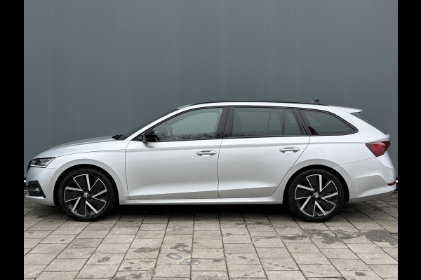 Škoda Octavia Combi BWJ 2021 | 1.0 e-TSI 111PK Sport BuS. AUTOMAAT | TREKHAAK | SPORTSTOELEN | CAMERA A | CARPLAY | CLIMA | NAVI 18'' LMV |