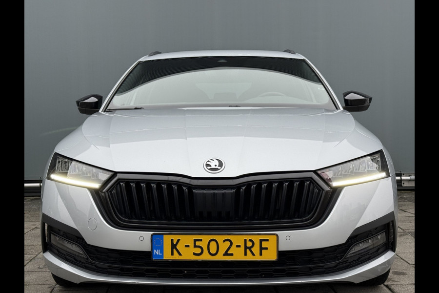 Škoda Octavia Combi BWJ 2021 | 1.0 e-TSI 111PK Sport BuS. AUTOMAAT | TREKHAAK | SPORTSTOELEN | CAMERA A | CARPLAY | CLIMA | NAVI 18'' LMV |