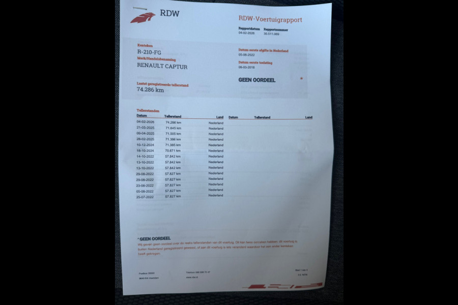 Renault Captur 1.2 TCe Edition One AUTOMAAT-NAVI-CAMERA-WEINIG KM