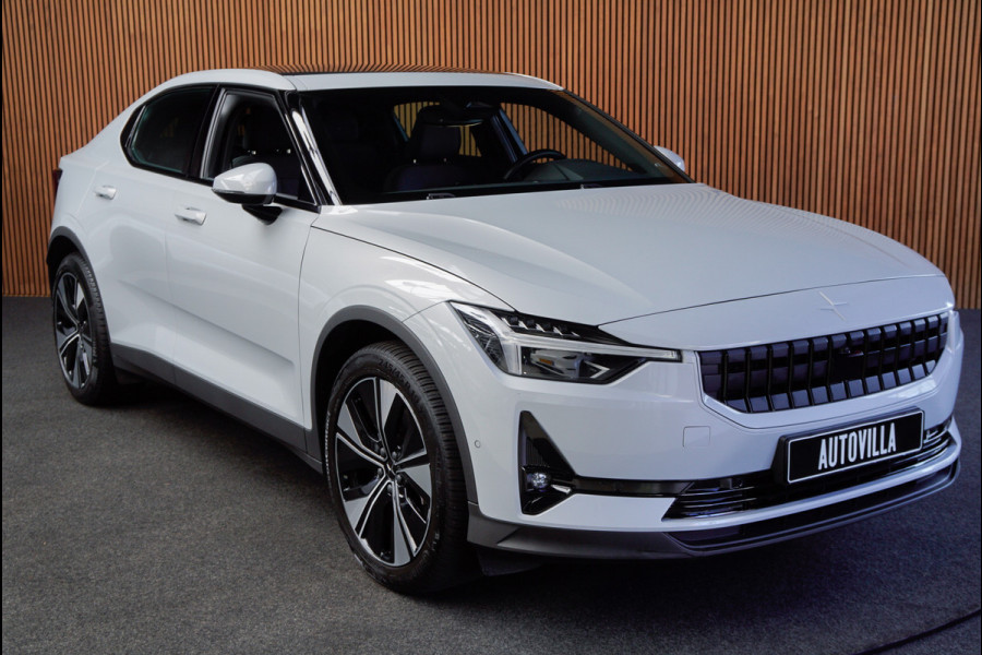 Polestar 2 Long Range Single Motor 78 kWh Pano 360 ° Pilot ACC Alcantara Stuurverwarming Memory seats Elektr. uitklapbare trekhaak Stoelverwarming voor & achter LM velgen