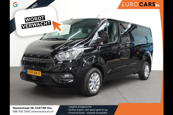 Ford Transit Custom 130pk Automaat L2H1 Limited Raptor Edition Dubbele Cabine | 2x Schuifdeur | Navigatie | Airco | Cruise control | Trekhaak | Parkeersensoren
