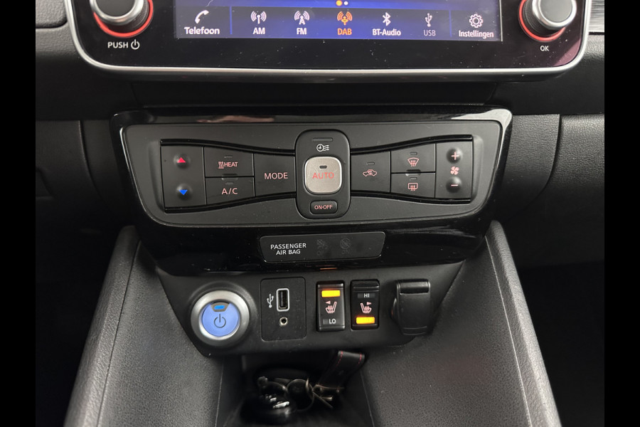 Nissan Leaf e+ Tekna 62 kWh {SOH-93%} (INCL.BTW) Aut.*LEATHER-MICROFIBRE | FULL-LED | ADAPTIVE-CRUISE | BOSE-AUDIO | TOP-VIEW | DAB | KEYLESS | NAVI-FULLMAP | DAB | HEATED-COMFORTSEATS | BLIND-SPOT | PRIVACY-GLASS | 17''ALU*