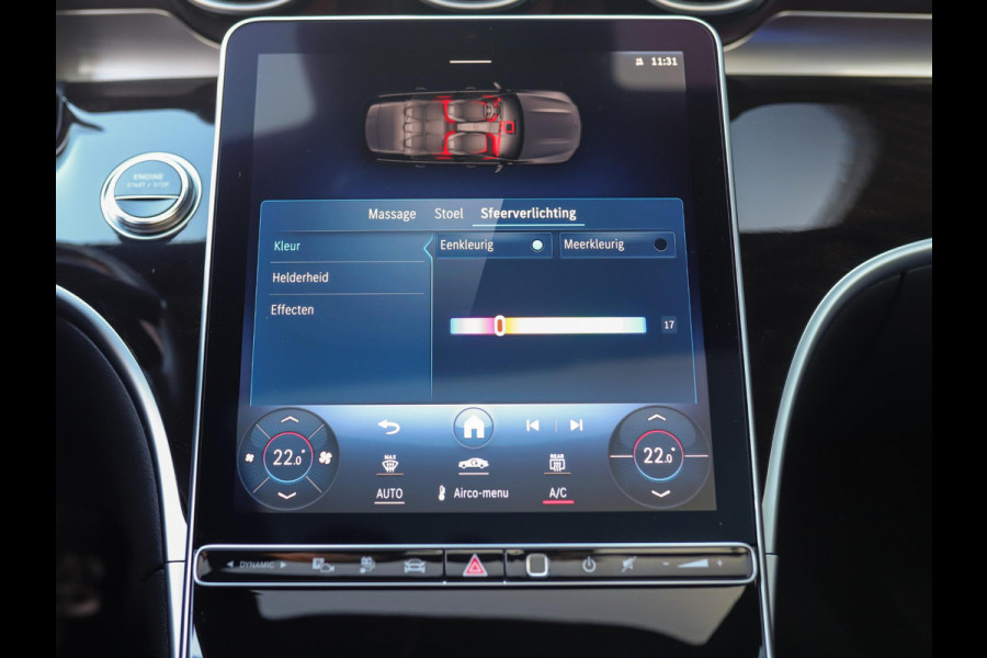 Mercedes-Benz C-Klasse Estate 300 e Business Solution AMG | Massage | Leder | Camera | Pano | Burmester