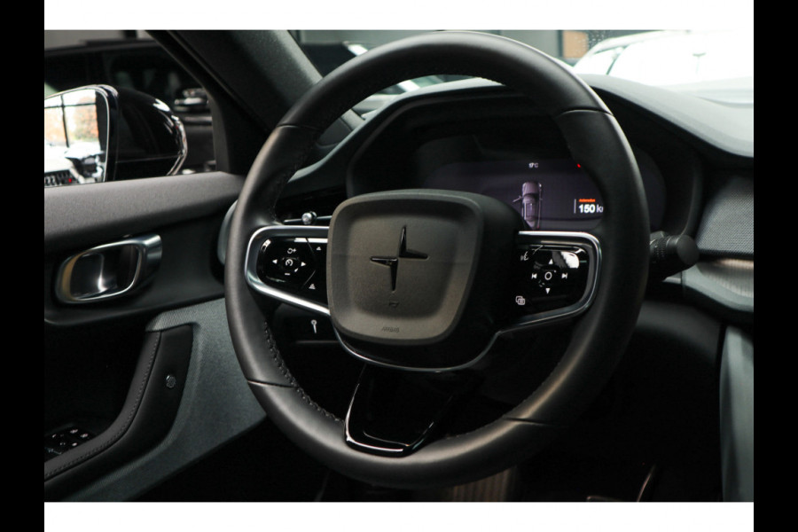Polestar 2 Long Range Single Motor 78 kWh Pano 360 ° Pilot ACC Alcantara Stuurverwarming Memory seats Stoelverwarming voor & achter LM velgen